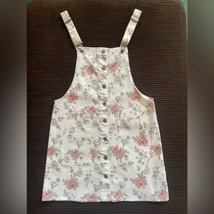“Tinseltown” Overalls Floral Dress size L (juniors)